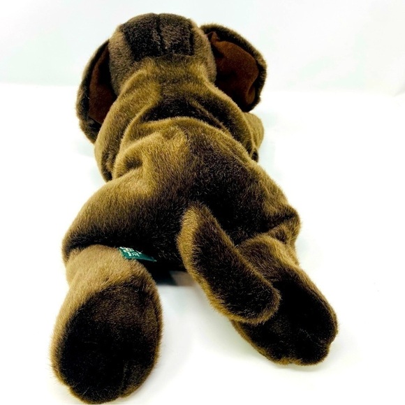 Russ Berrie Chops The Chocolate Labrador Puppy Realistic Plush 16” - Picture 6 of 8